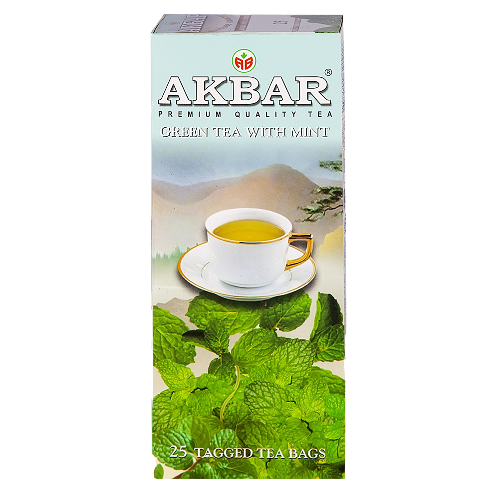 Té Verde Con Menta 25 Bolsitas