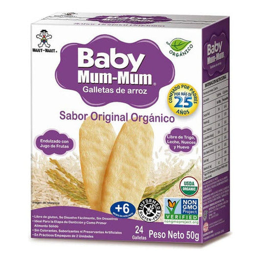 Galletas Arroz Baby Mum-mum Original Orgánicas 50g