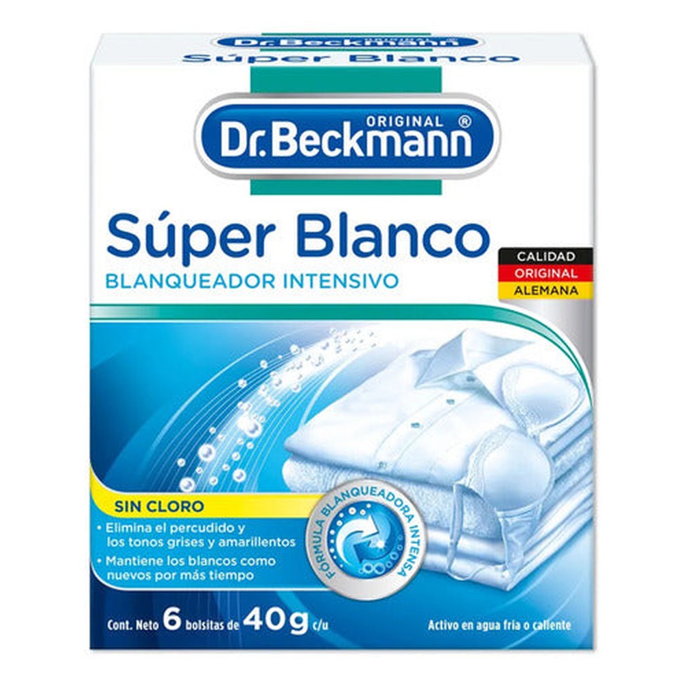 Blanqueador De Ropa 240g Dr. Beckmann Alemán