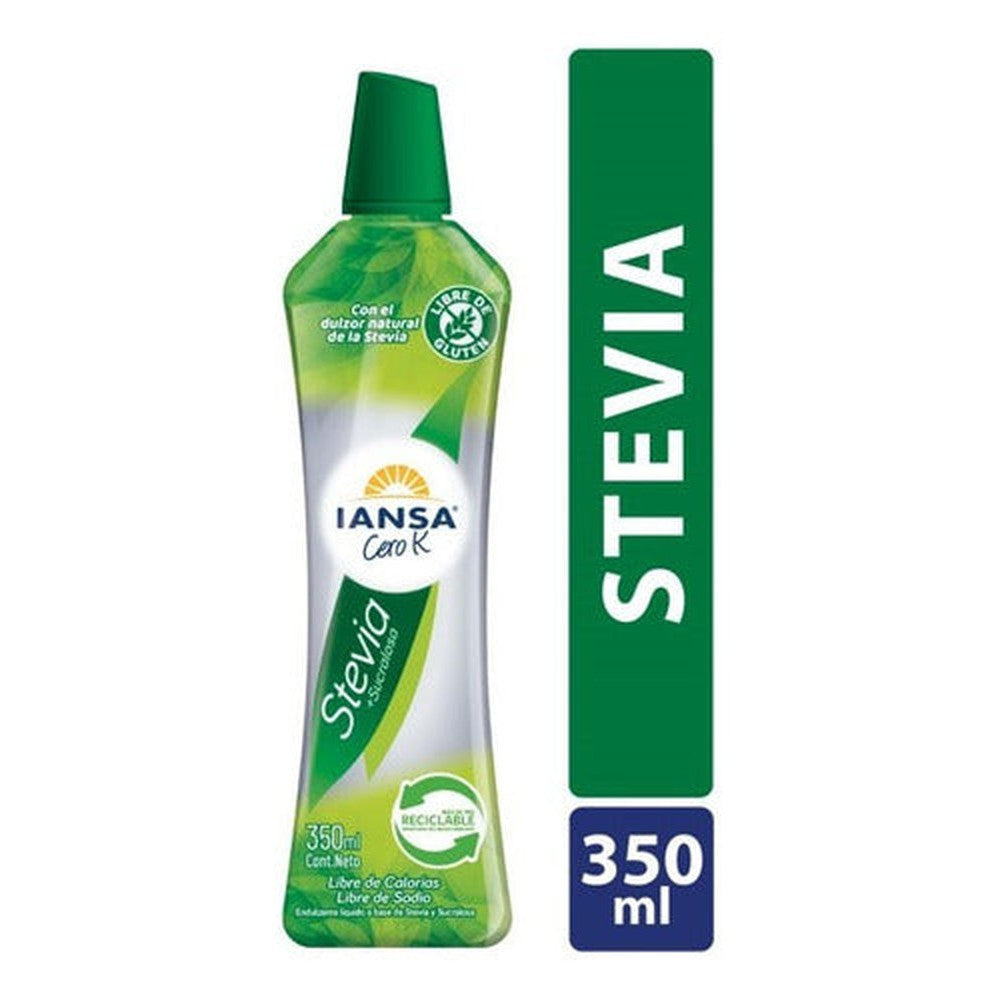 Endulzante Iansa Cero-k Stevia Sucralosa 350ml