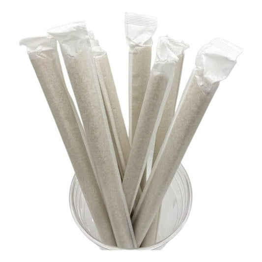 Bombilla De Papel Para Bubble Tea 50 Unid.