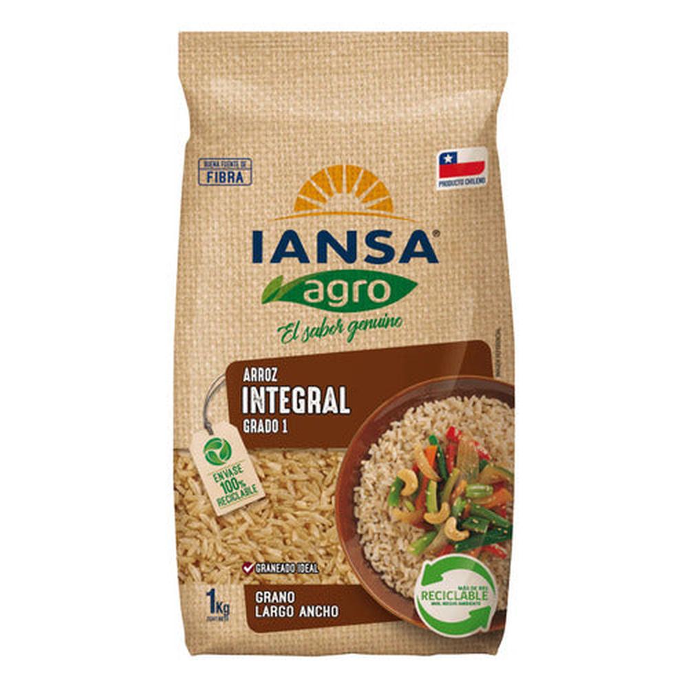 Arroz Integral 1 Kg Grado 1 Iansa