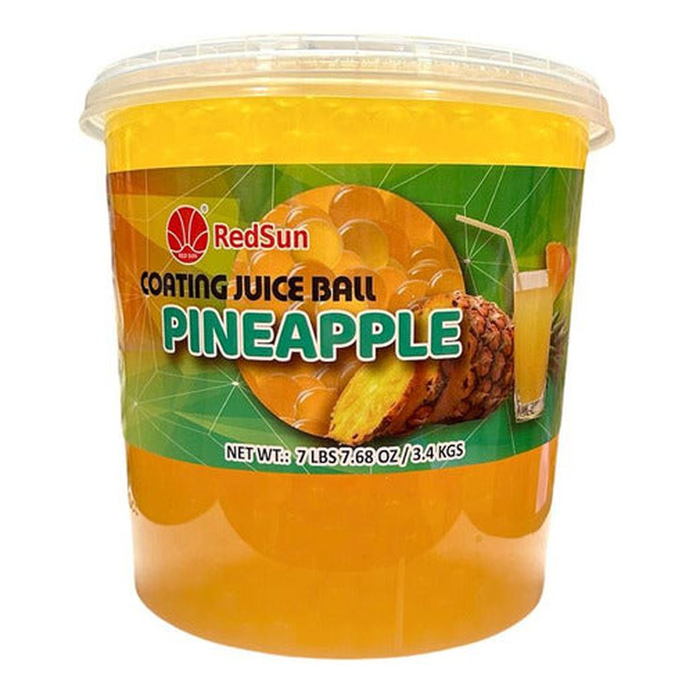 Perlas Popping Boba 3,4 Kg Bubble Milk Tea Red Sun