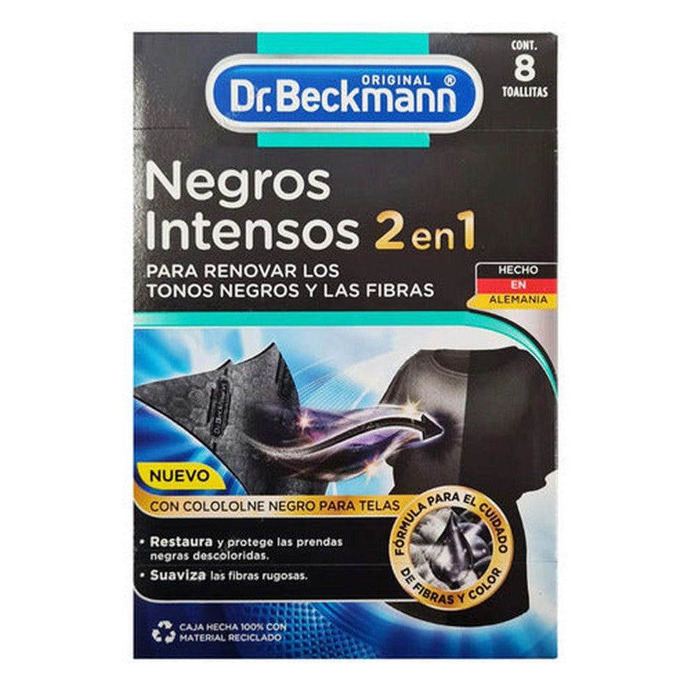 Toallitas Renovadoras Ropa Negra 8 Uds Dr. Beckmann