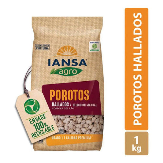 Porotos Hallados 1 Kg Iansa