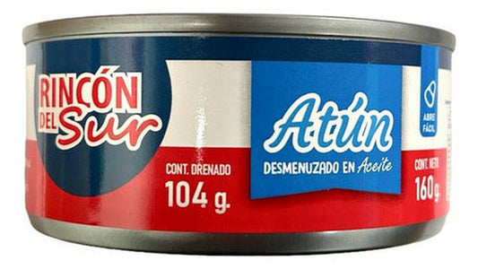 Atún Desmenuzado En Aceite 160g Rincón Del Sur