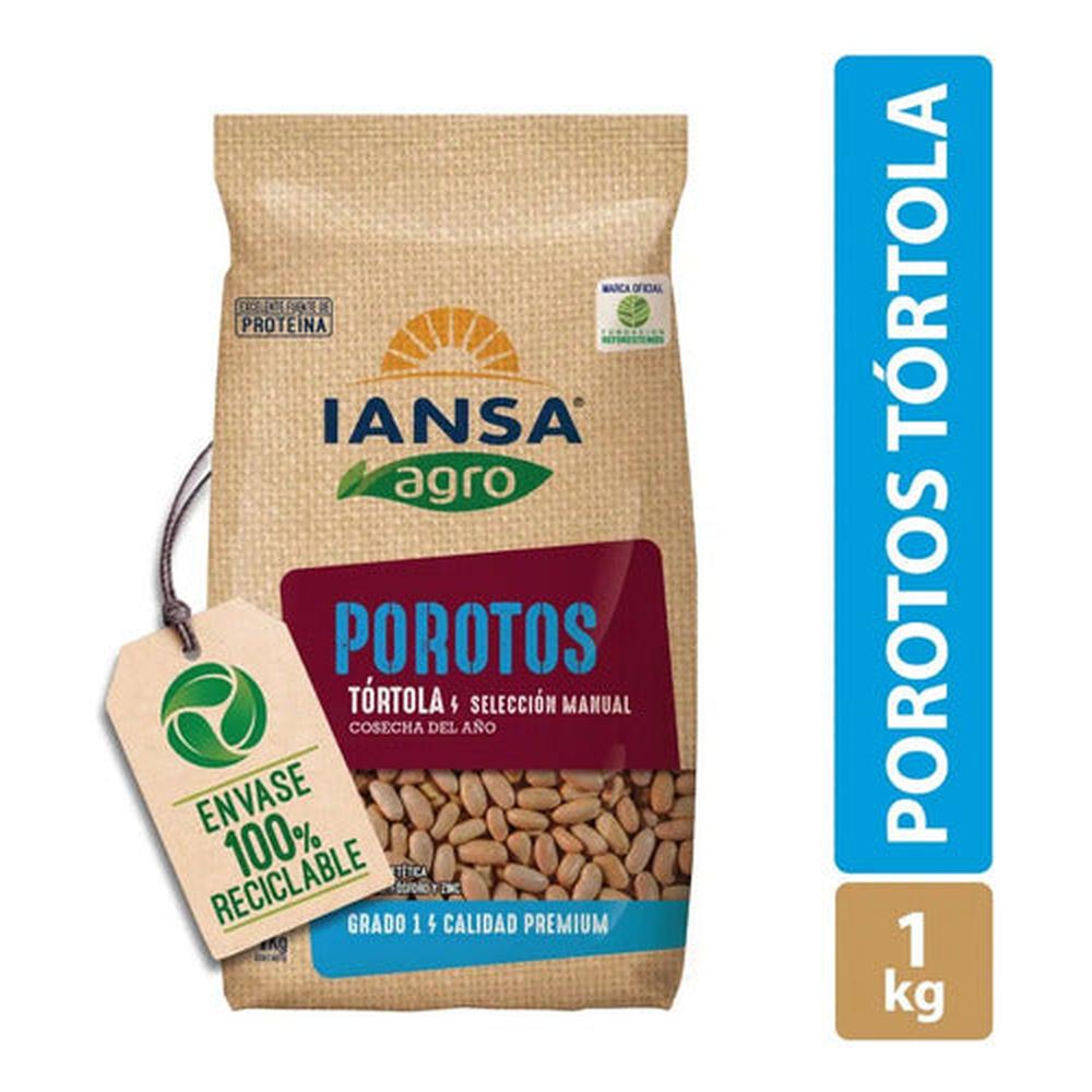 Porotos Tórtola 1 Kg Iansa