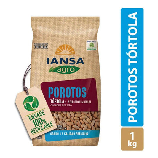 Porotos Tórtola 1 Kg Iansa