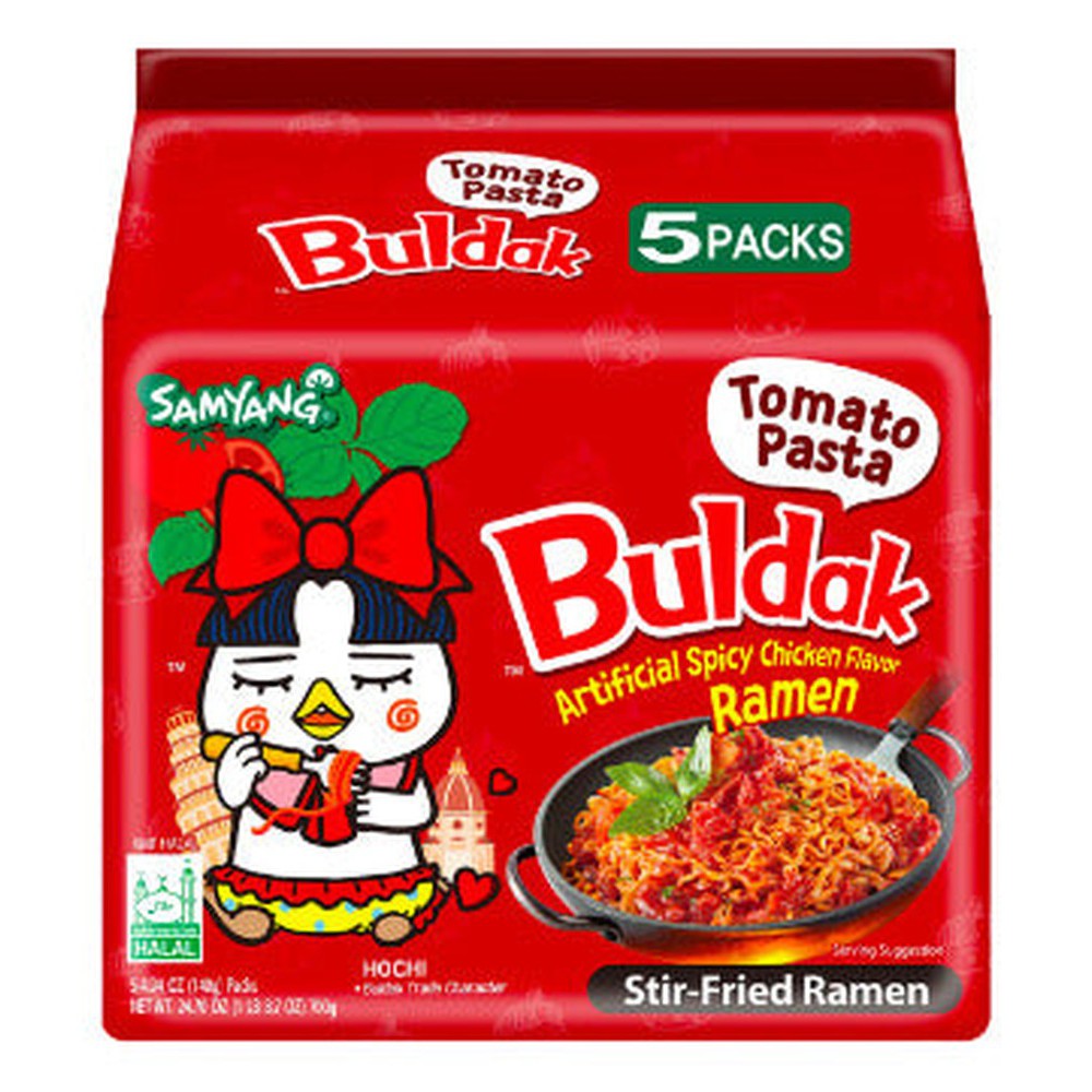 Pack X5 Ramen Coreano Buldak Variedades