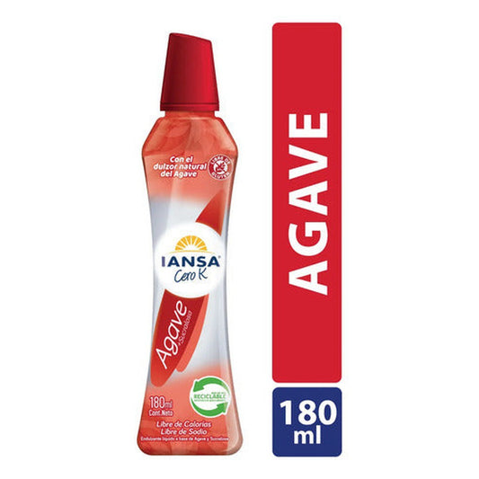 Endulzante Agave Sucralosa Iansa Cero-k 180ml