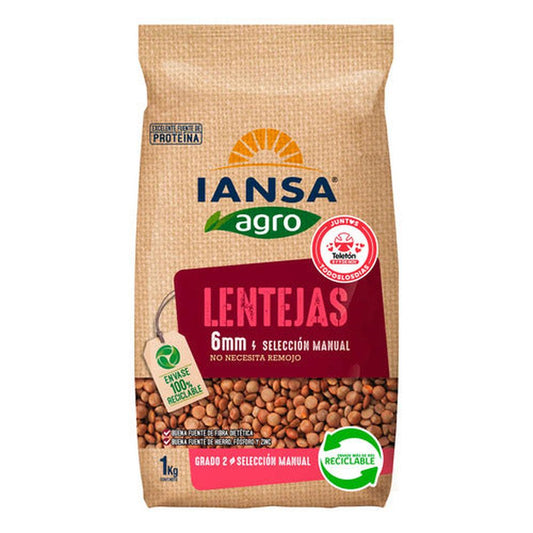 Lentejas 6mm 1 Kg Iansa