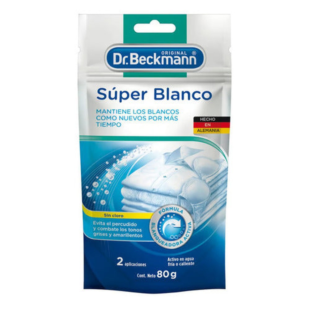 Blanqueador De Ropa 80g Dr. Beckmann Alemán