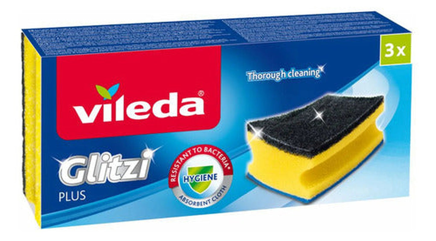 Pack X3 Esponja Resistente Glitzi Videla
