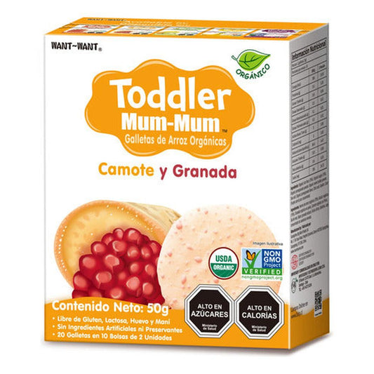 Galletas Toddler Mum-mum Camote & Granada 50g
