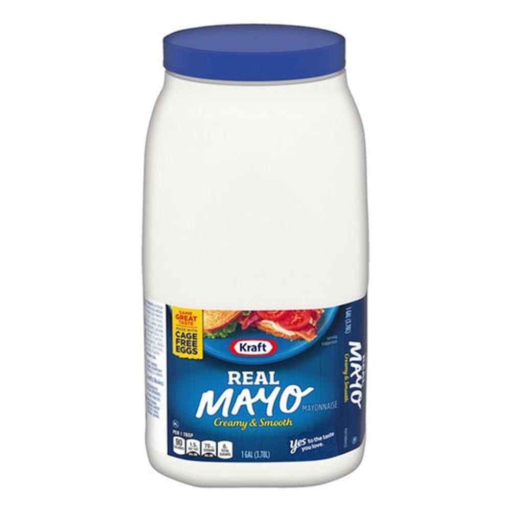Pack 4 Mayonesa Kraft Real Mayo 1 Galón 3,78 Lts