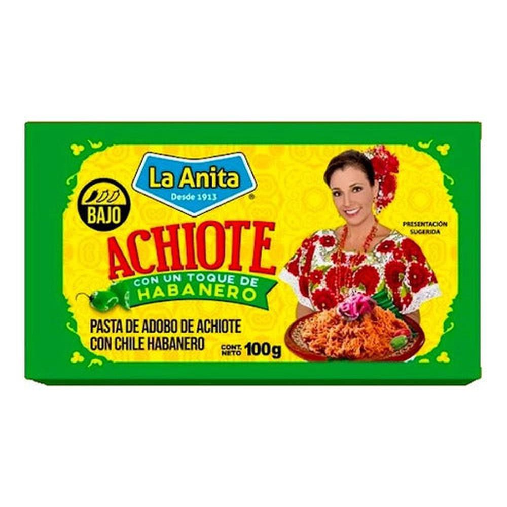 Achiote En Pasta Con Habanero 100g La Anita México