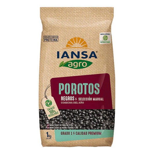 Porotos Negros 1 Kg Iansa