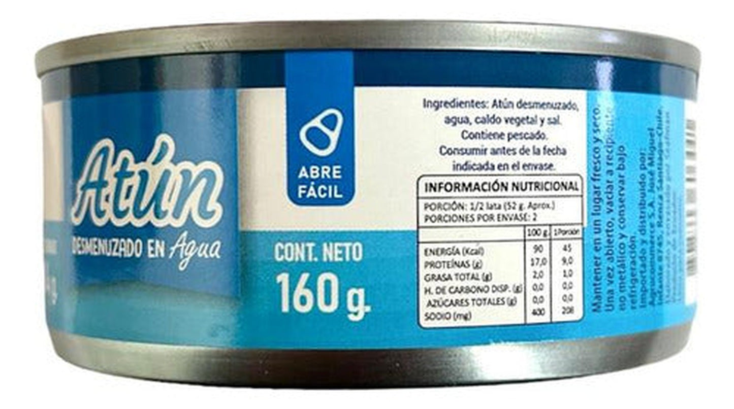 Atún Desmenuzado En Agua 160g Rincón Del Sur
