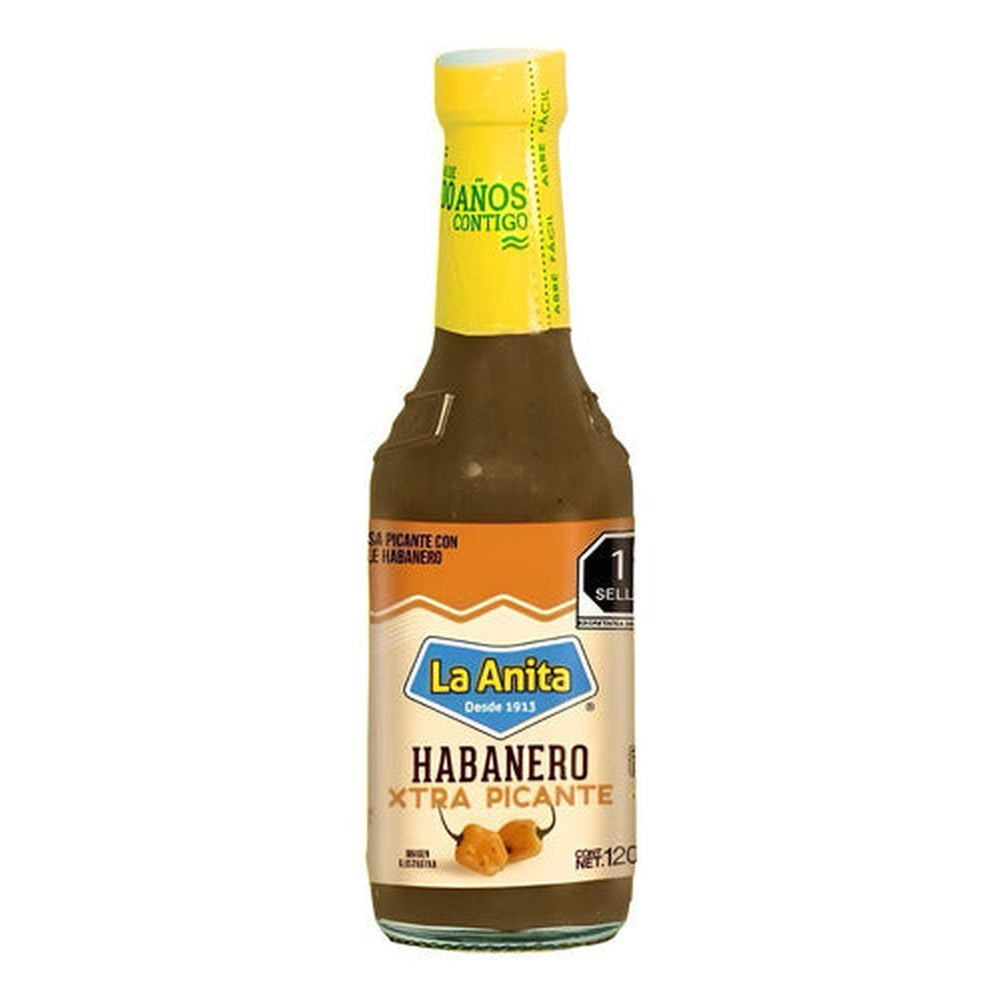 Salsa Habanero Extra Picante 120ml La Anita México