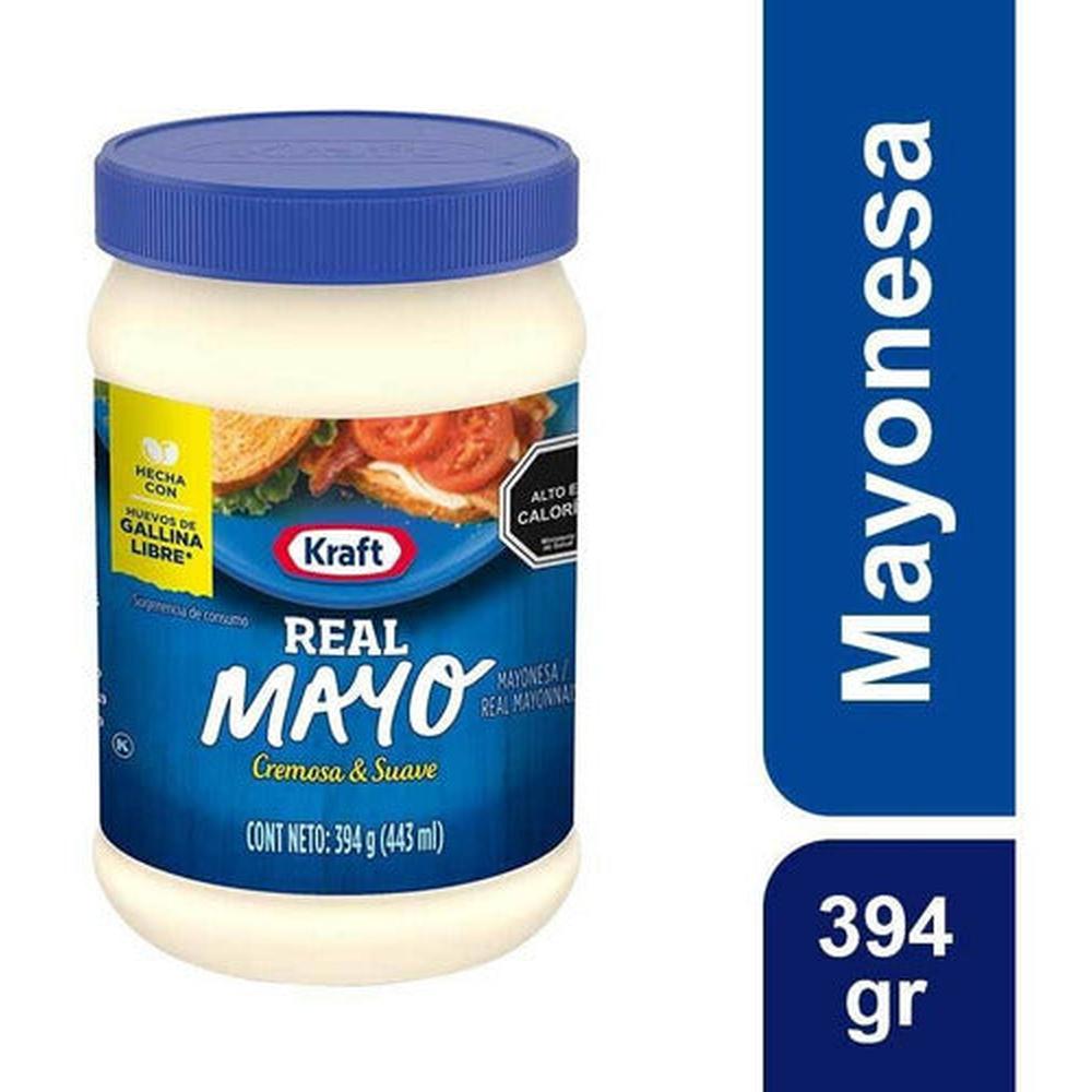 Mayonesa Kraft Real Mayo Regular Pote 394g