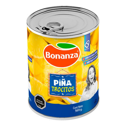 Piña En Trocitos 565g Conserva Bonanza