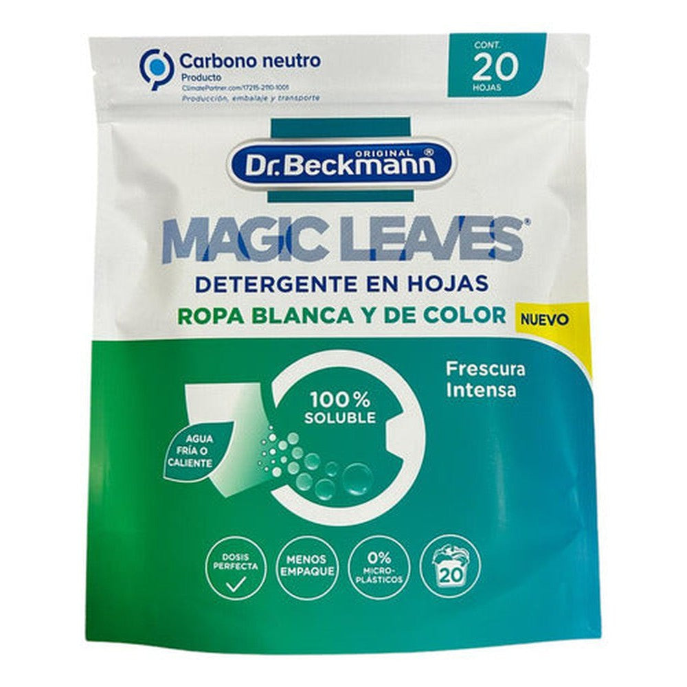Detergente En Hojas 20u Magic Leaves Dr. Beckmann
