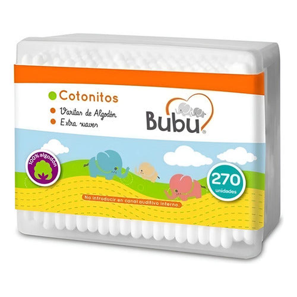 Cotonitos Con Varita De Plástico Bubu 270 Unid.