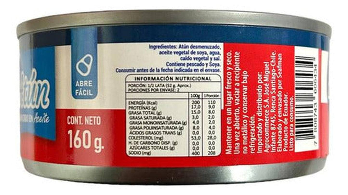 Atún Desmenuzado En Aceite 160g Rincón Del Sur