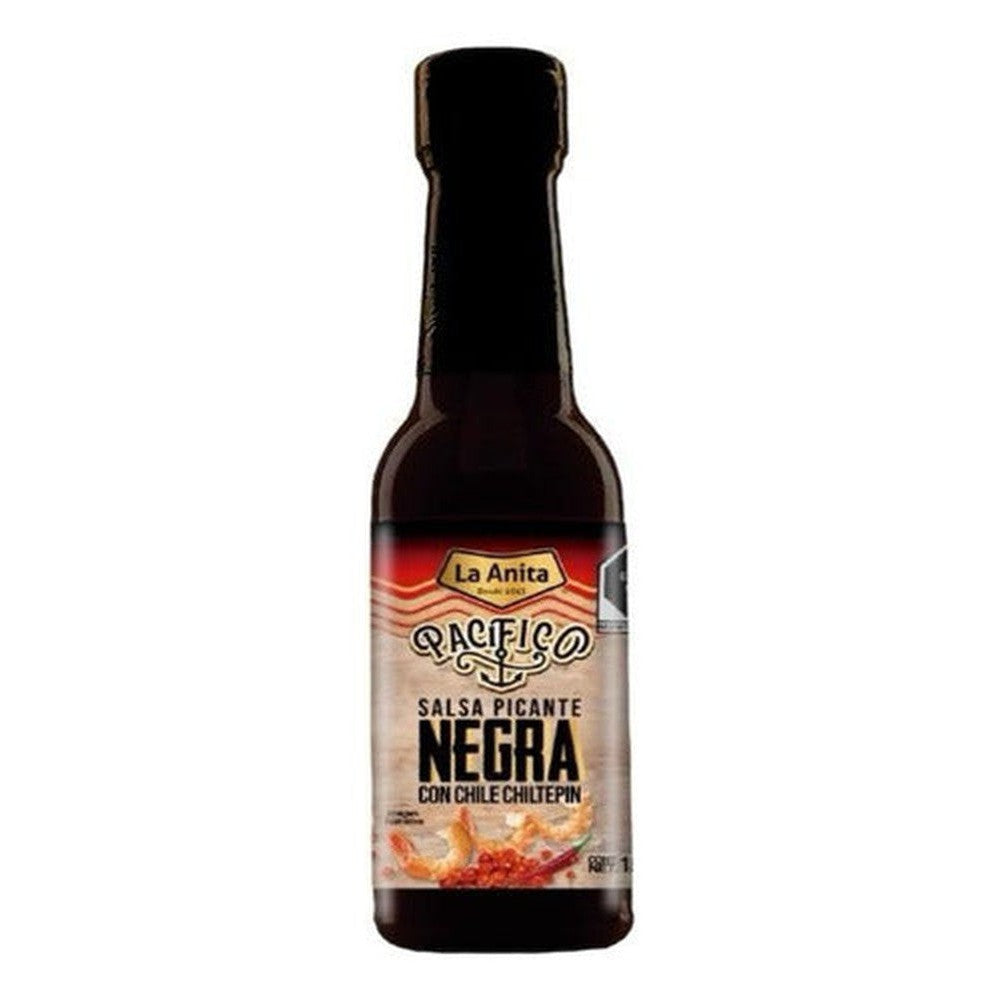 Salsa Picante Negra Chile Chiltepin 150ml La Anita