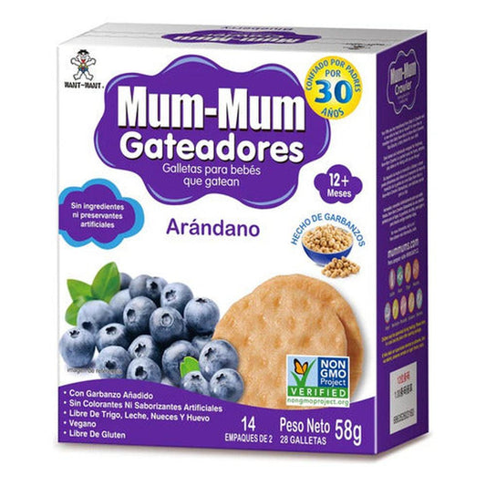 Galletas Crawler Mum-mum Arándano 58g
