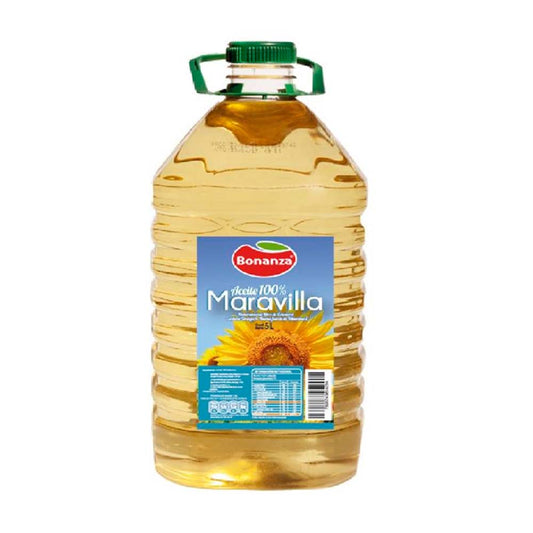 Aceite 100% Maravilla 5 Litros Bonanza