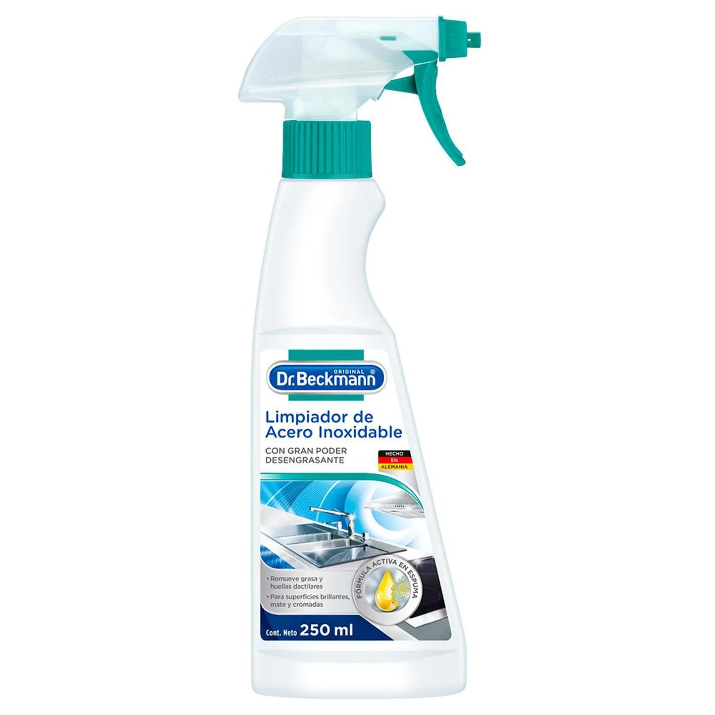 Limpiador de Acero Inoxidable Dr Beckmann 250 ml