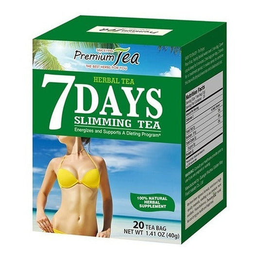 Té De Hierbas 7 Días Para Adelgazar 20 Bolsitas