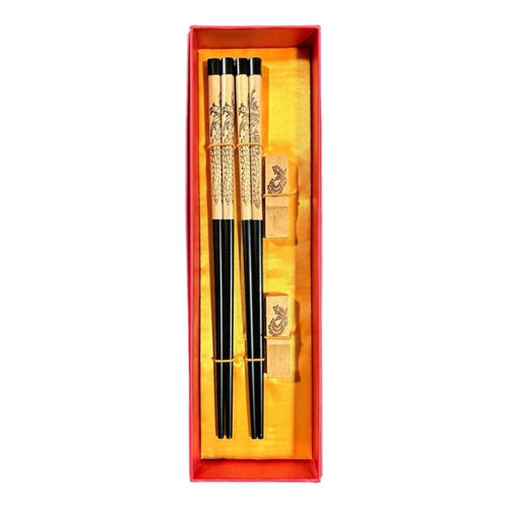 Set De Palillos Chinos De Bambú 2 Pares Variedades