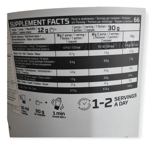 Proteina 100% Whey Protein 2000g 66 Sv Pea.butter - Ostrovit Sabor Peanut Butter
