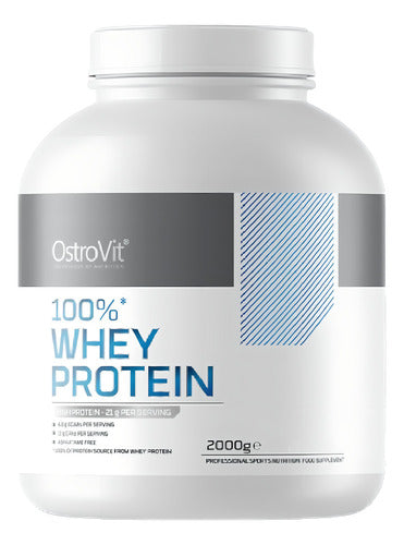 Proteina 100% Whey Protein 2000g 66 Sv Pea.butter - Ostrovit Sabor Peanut Butter