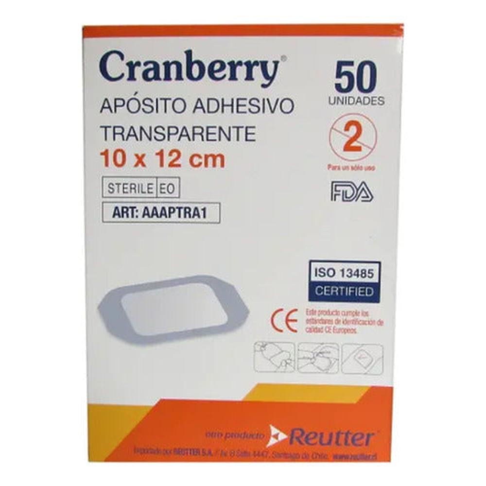 Apósito Adhesivo Transparente 10x12 50 Uni. Cranberry