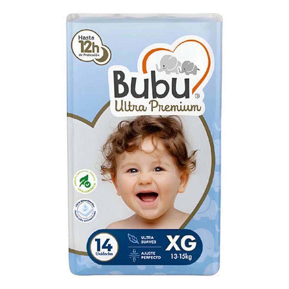 Pañales Extra Grande 14 Unid. Bubu