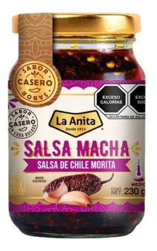 Salsa Macha De Chile Morita 230g La Anita México - Lireke