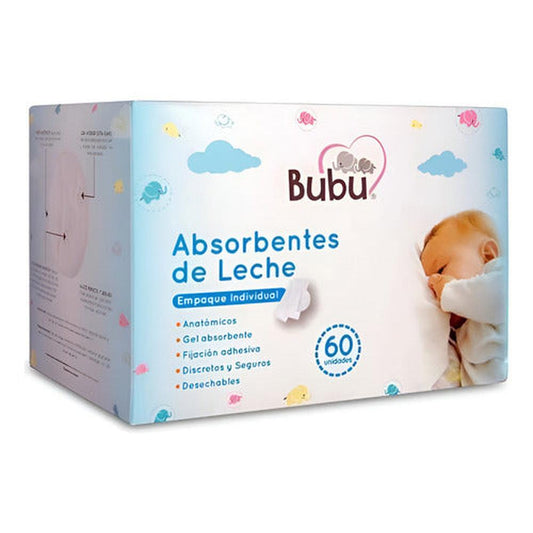 Absorbentes De Leche 60 Unid. Bubu - Lireke