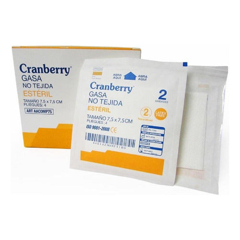 Gasa Estéril No Tejida 7,5x7,5 Cm 50 Sobres Cranberry