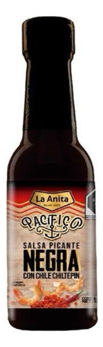 Salsa Picante Negra Chile Chiltepin 150ml La Anita - Lireke