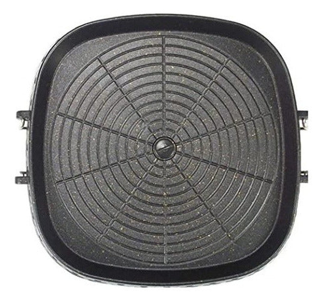 Plancha Coreana Multi Roaster Cuadrada - Negro