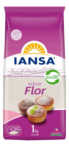 Azúcar Flor Iansa 1 Kg - Lireke