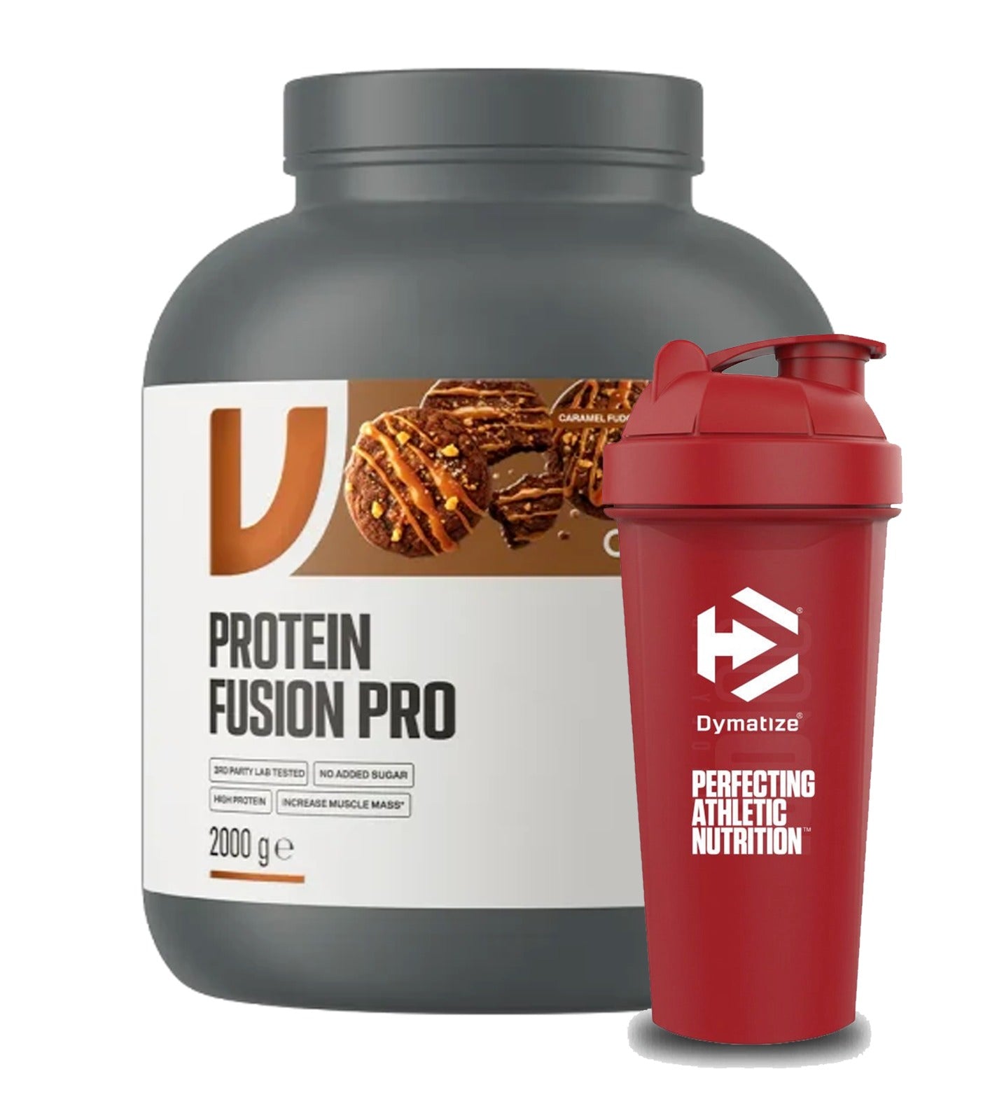 Proteina Fusion Pro 2kg Ostrovit Caramel Fudge Brownie + Shaker