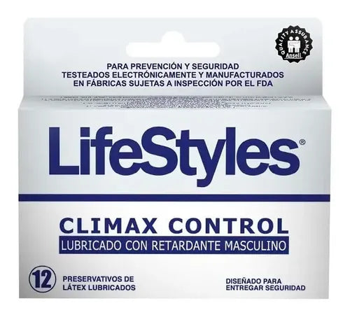 Preservativos Lifestyles Climax Control 12 un