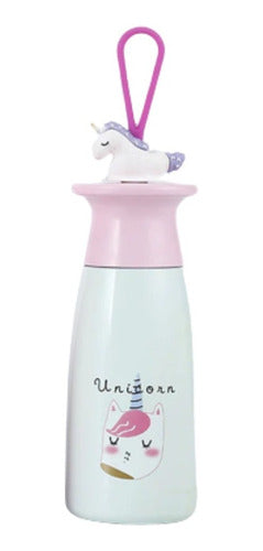 Termo/ Botella De Acero Inoxidable Diseño Unicornio - Lireke