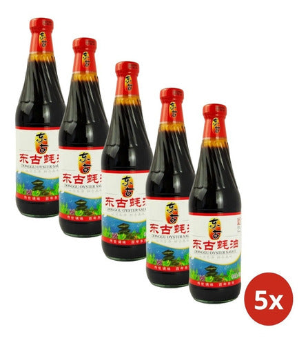 Pack 5 X Salsa De Ostras  Premium Donggu 680g - Lireke
