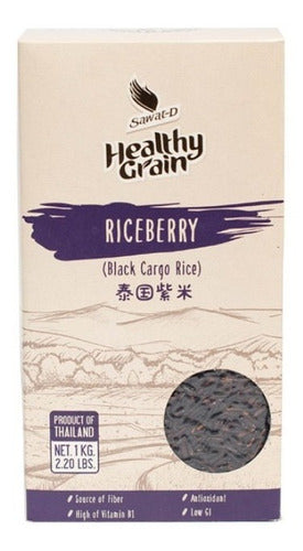 Arroz Negro Riceberry 1 Kg - Lireke