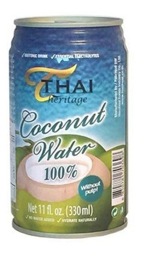 Agua De Coco 330 Ml En Lata 100% Natural - Lireke